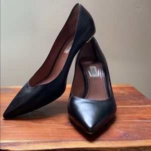 Bally Evony Black Calf Leather Heels